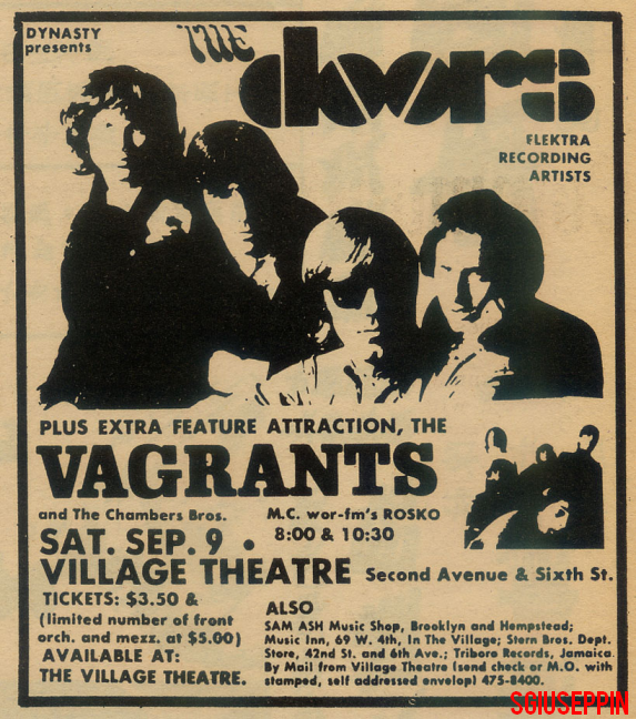 The Doors - Village Theater - Print Ad