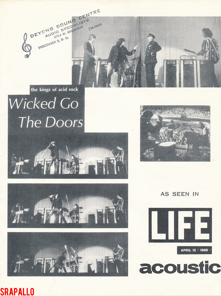 The Doors - Acoustic Amplifiers Flyer