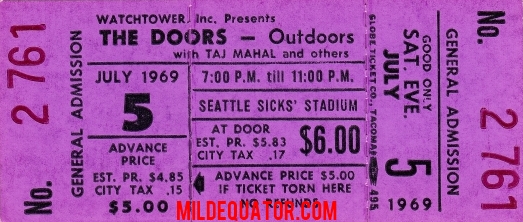 Sick's Stadium - Ticket