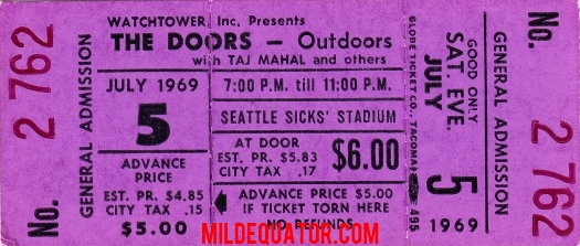 Sick's Stadium - Ticket