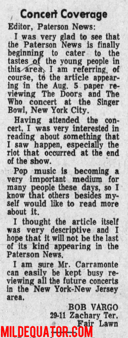 Singer Bowl 1968 - Article