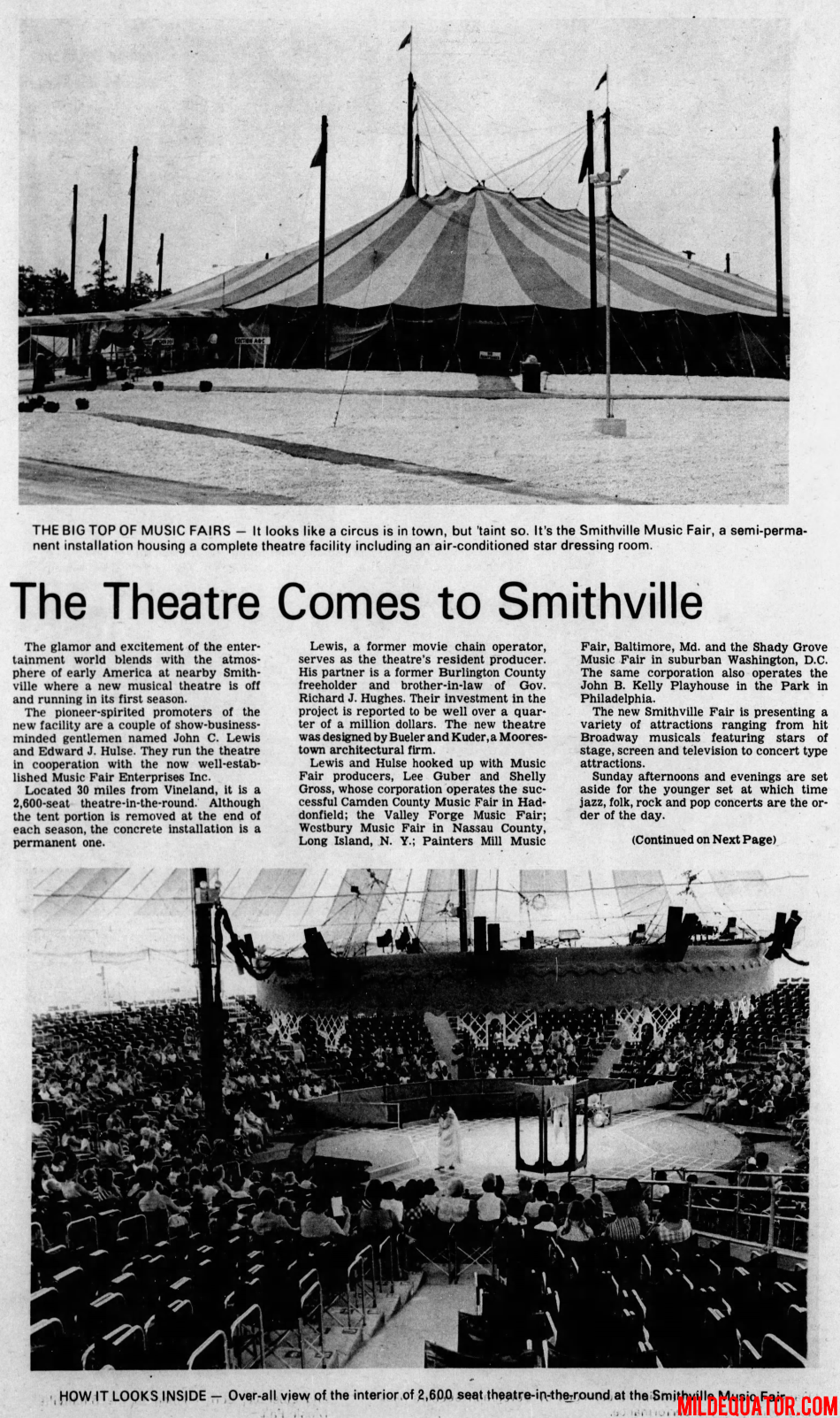 The Doors - Smithville Music Fair 1968 - Venue