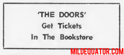The Doors - Susquehanna University 1967 - Print Ad