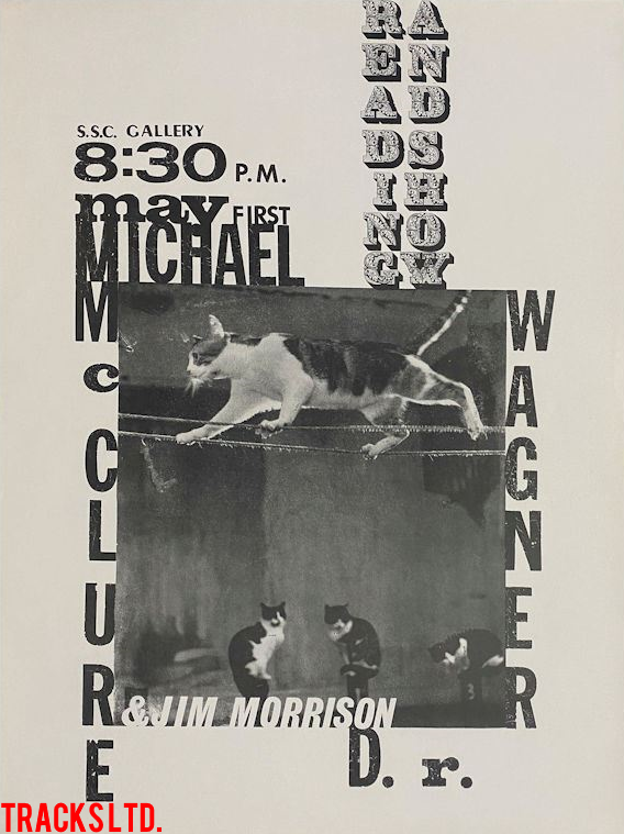 Jim Morrison - S.S.C. Gallery 1969 - Poster