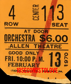 The Doors - Cleveland 1970 - Ticket