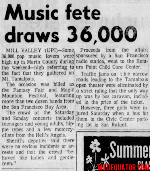 The Doors - Tamalpais Mountain Theater 1967 - Review