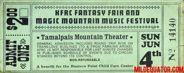 Tamalpais Mountain Theater - Ticket