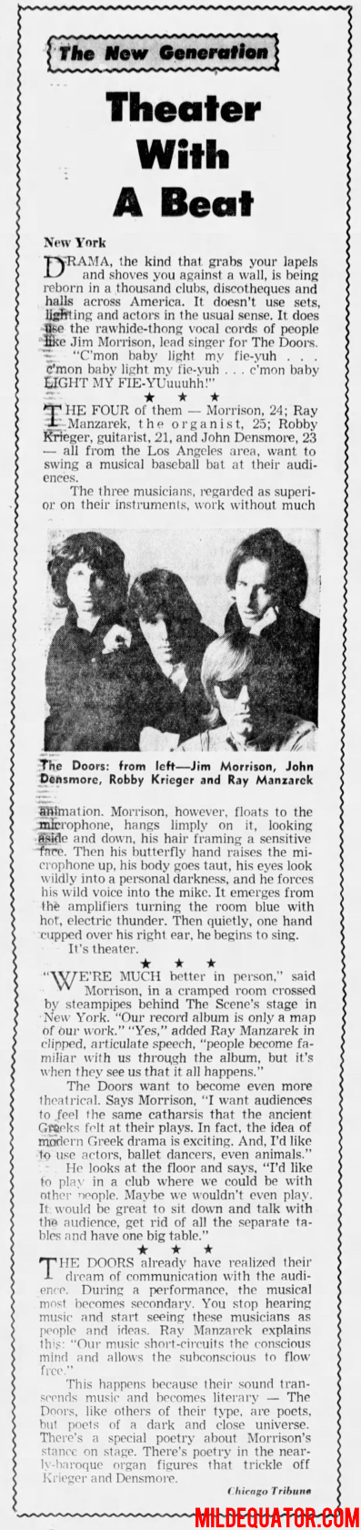 The Doors - Steve Paul's The Scene 1967 - Review