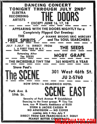 The Doors on X: #TheDoors were a few months away from stardom in March  1967 when they played five sparsely attended shows at a small club in San  Francisco called The Matrix.