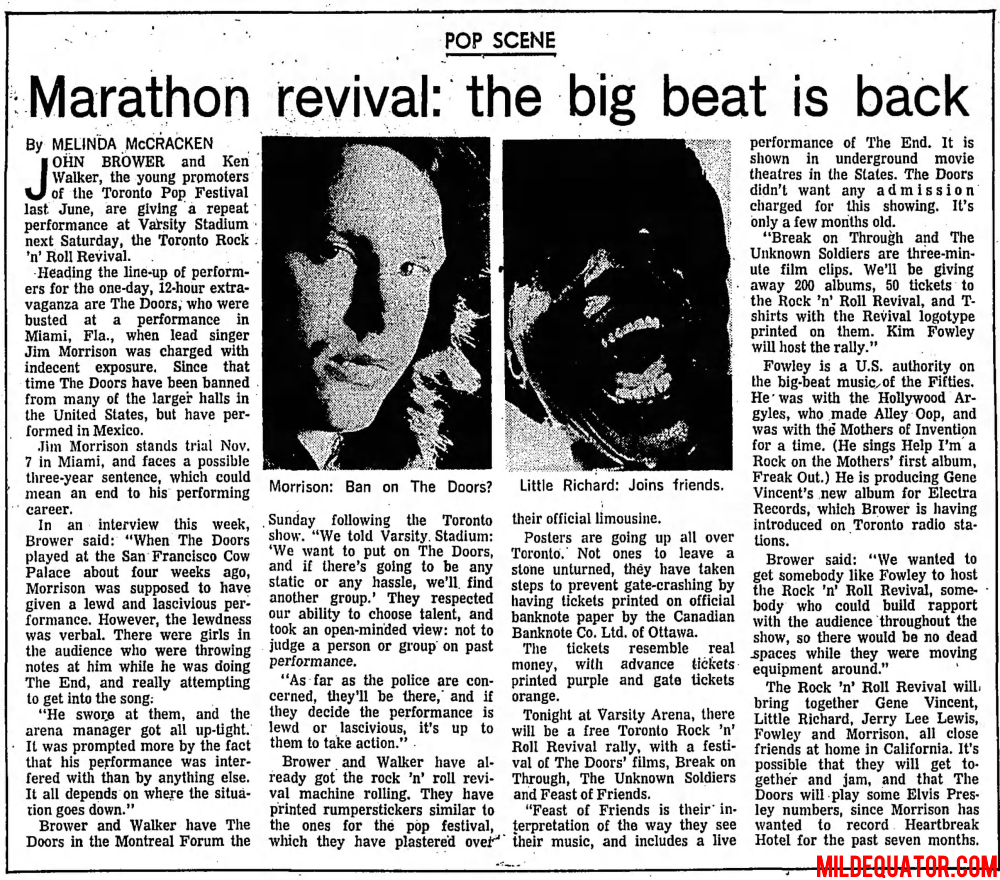 Toronto Rock n' Roll Revival - Review