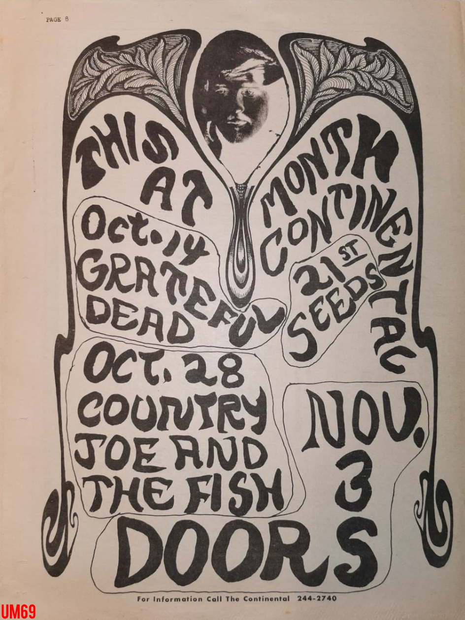 The Doors on X: #TheDoors were a few months away from stardom in March  1967 when they played five sparsely attended shows at a small club in San  Francisco called The Matrix.