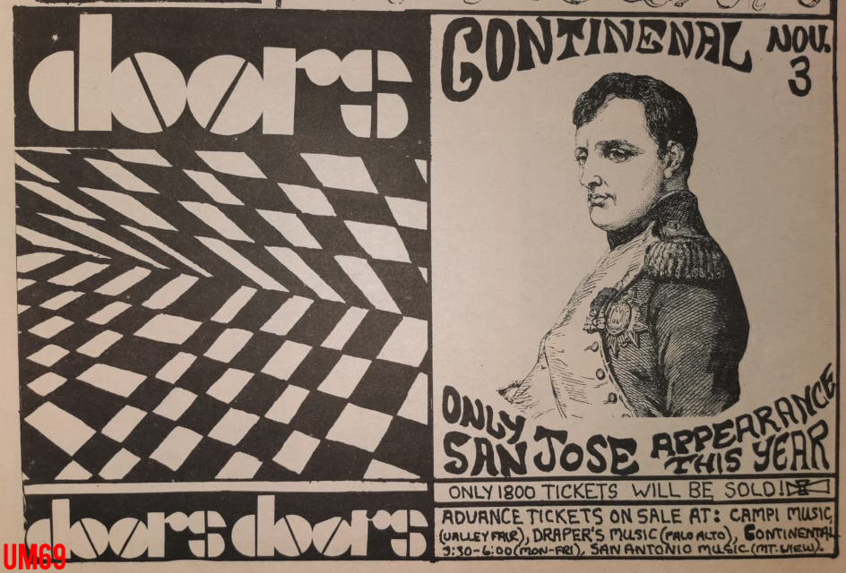 Continental Ballroom 1967 - Print Ad