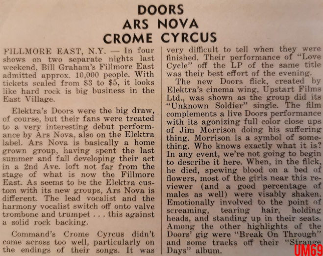 Fillmore East Review