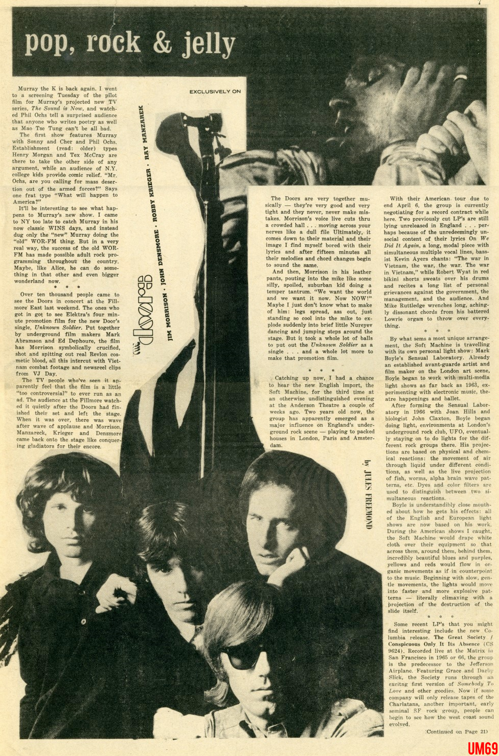 THE SOFT MACHINE Other Doors reviews