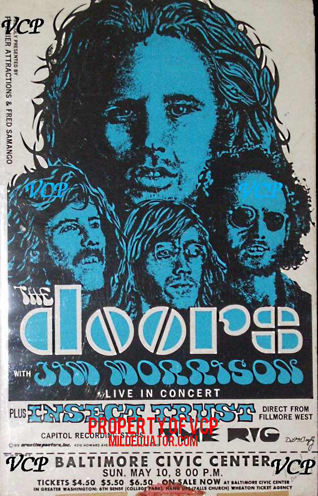 The Doors Baltimore Civic Center - Poster