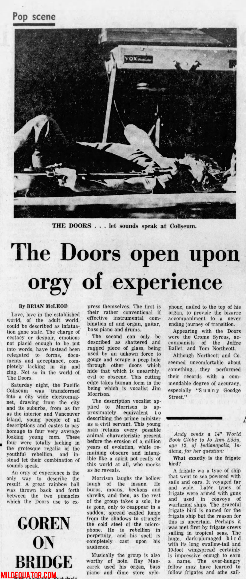 The Doors - Vancouver 1968 - Review