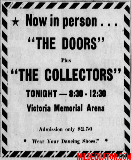The Doors - Victoria 1967 - Print Ad