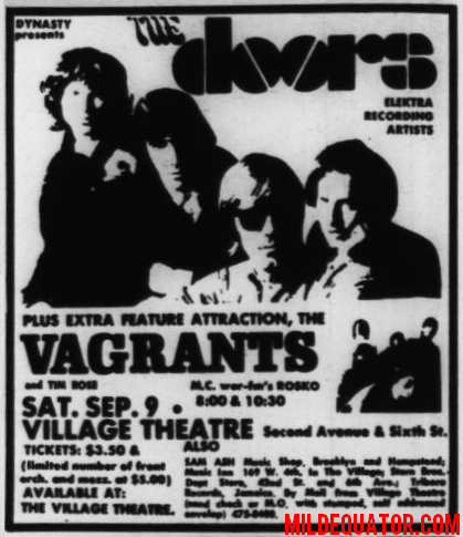 The Doors - Village Theater - Print Ad