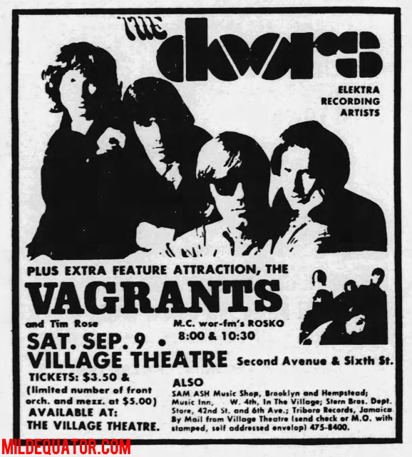 The Doors - Village Theater - Print Ad