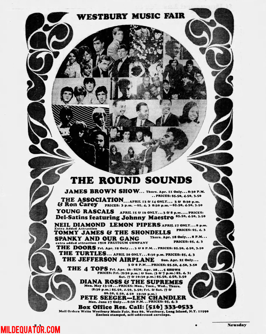 The Doors - Westbury Music Fair - Print Ad