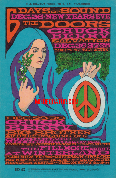 The Doors - Winterland 1967 - Handbill