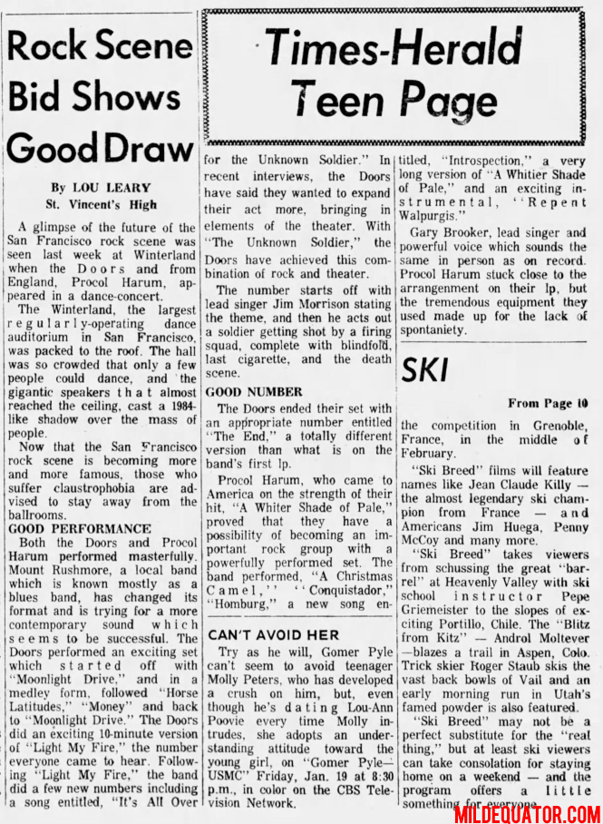 The Doors Rock On Coast