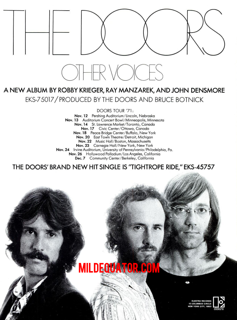 The Doors - Other Voices Promo Ad