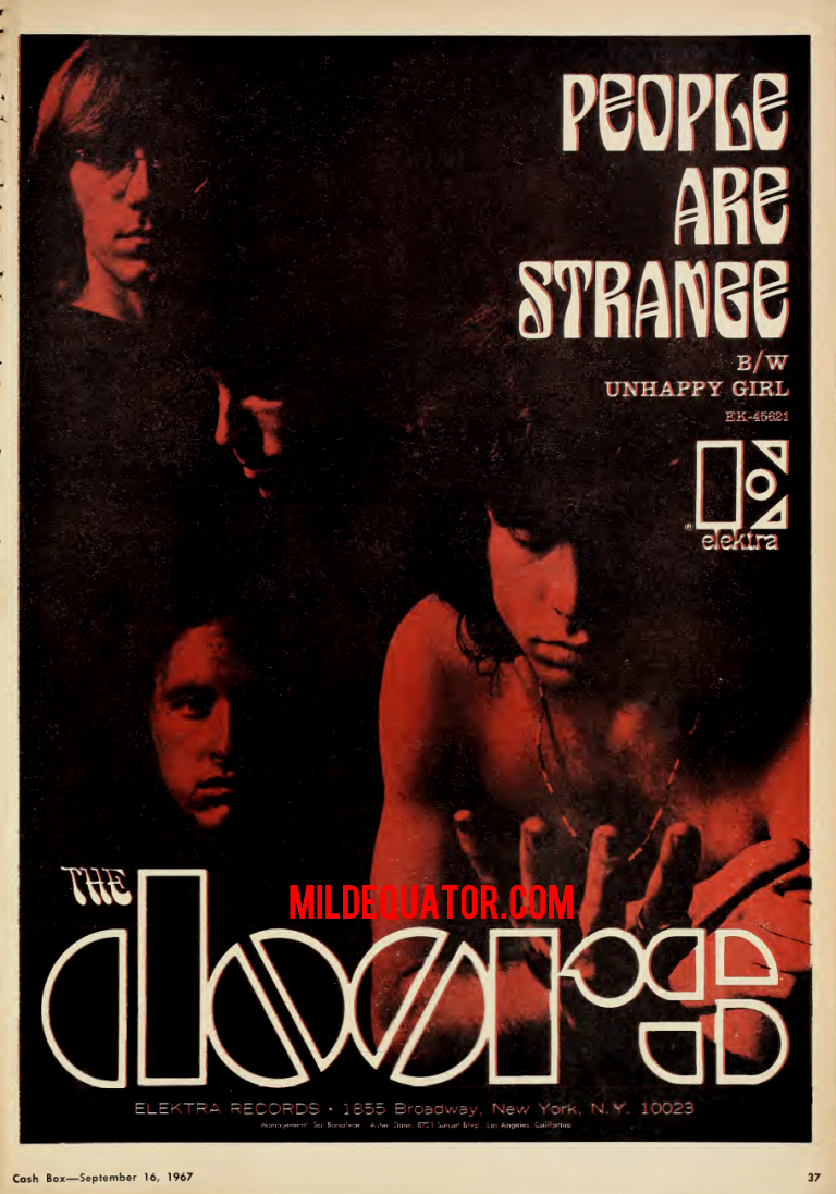 The Doors - People Are Strange Promo Ad 1967