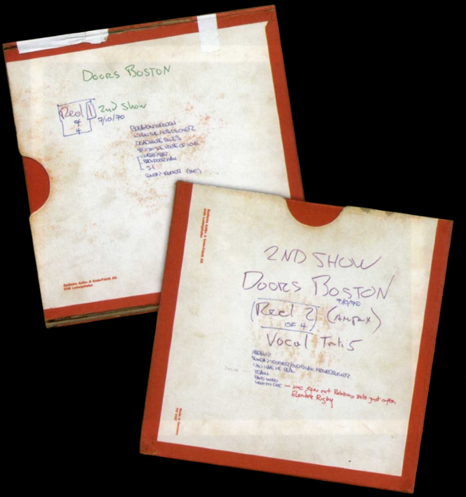The Doors - Boston 1970 Tape Box - Multi-track Recording